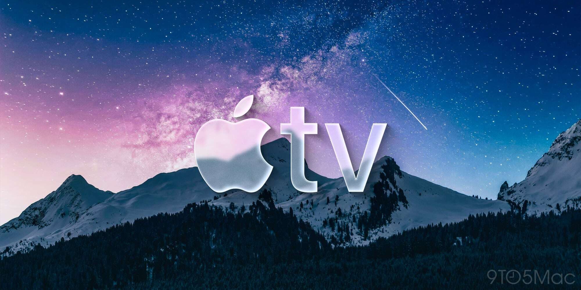 Eddy Cue says 'better and more' coming to Apple TV | Logo seen against a mountain backdrop