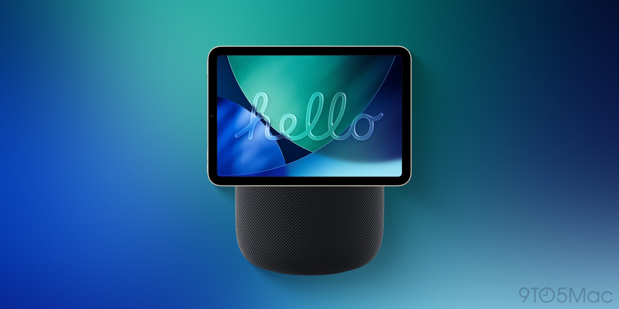 HomePod touch concept mockup